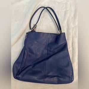 Blue-Violet Coach Handbag